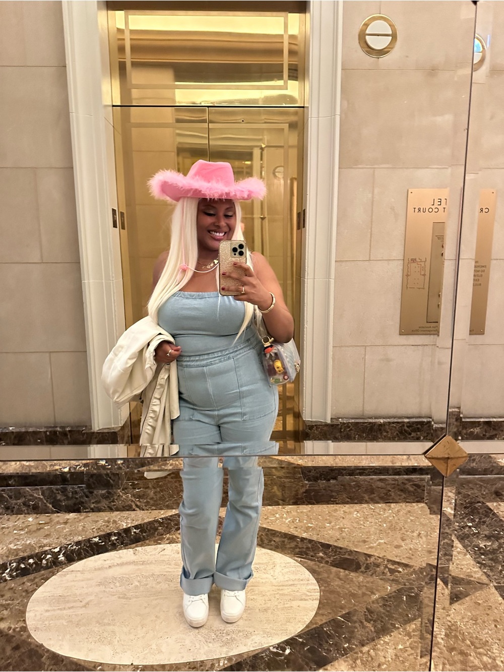 Fashion Nova Gray Boot Cut Overalls